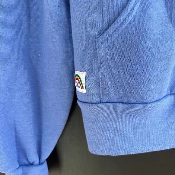 Barely Canadian Ladies Insanely Soft Blue Zip Up Hoodie Limited Edition Sz S - Picture 4 of 8